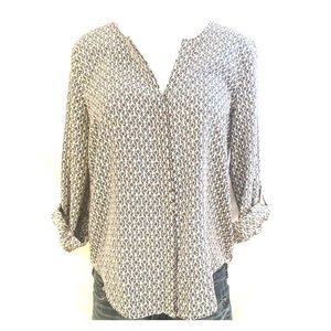 Joie mini geometric blouse